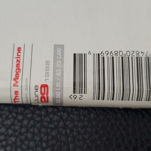 ESPN Magazine Cover; JORDAN Issue #26, O/S-6-29-1998 - Picture 2 of 3